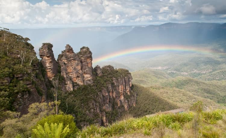 The Blue Mountains is a spectacular rugged region west of Sydney, Australia.
