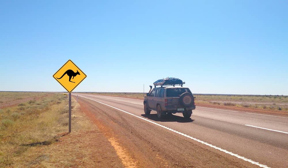 Australia Outback road.