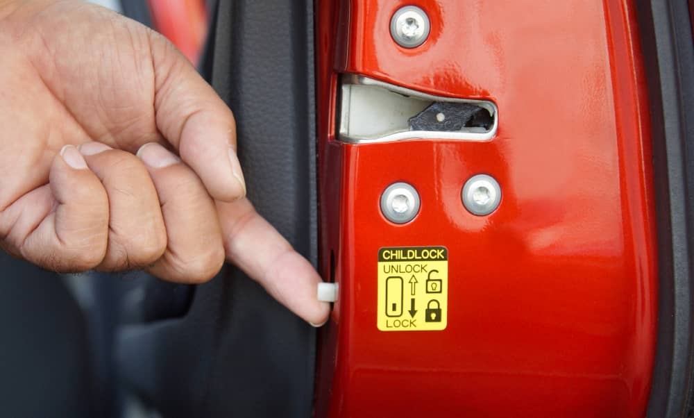 Most cars have the option to enable child locks, which prevent children from opening car doors from inside the vehicle.